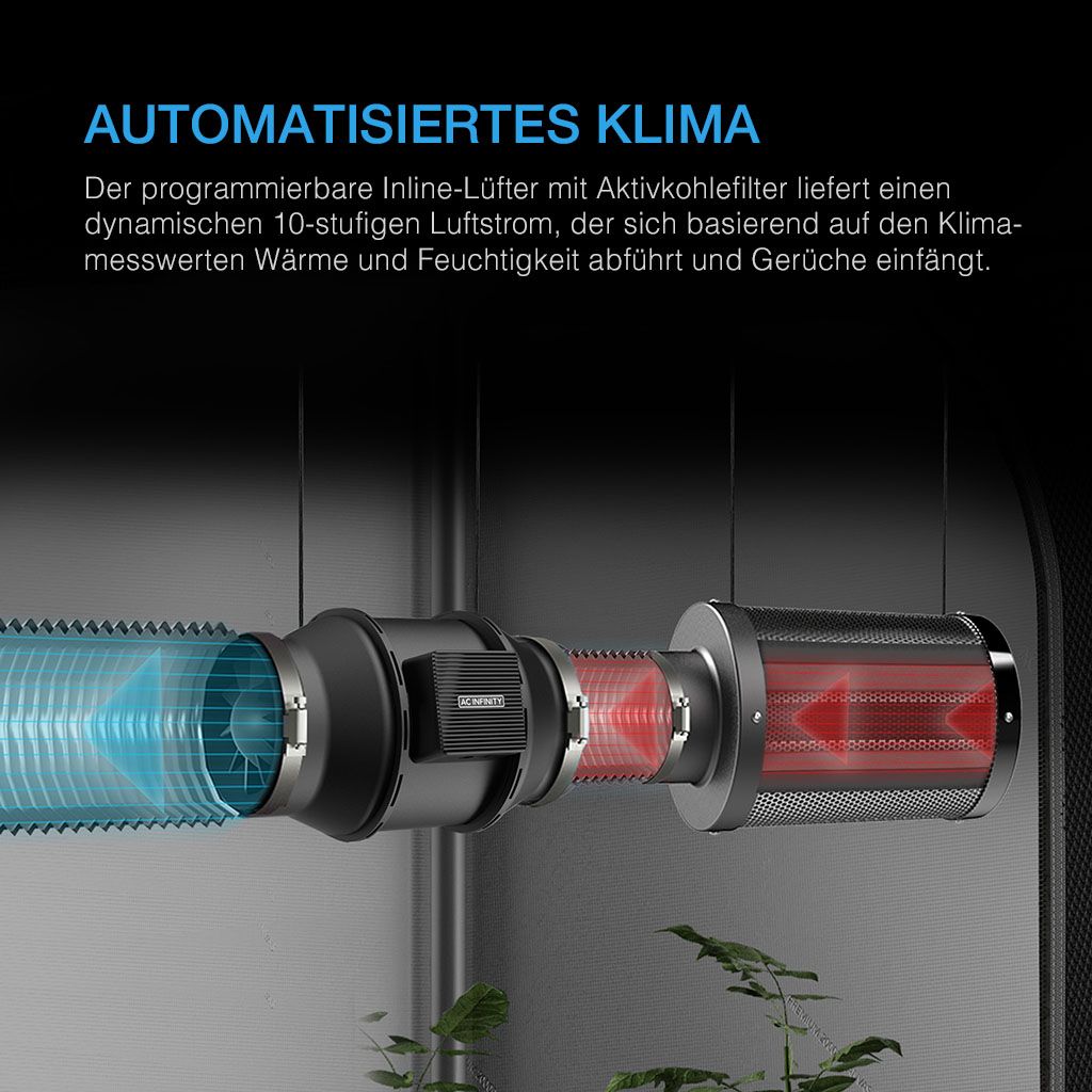 AC Infinity Advance Grow Tent Kit System PRO 120x120x200 – Compleet Systeem met WiFi-Integratie