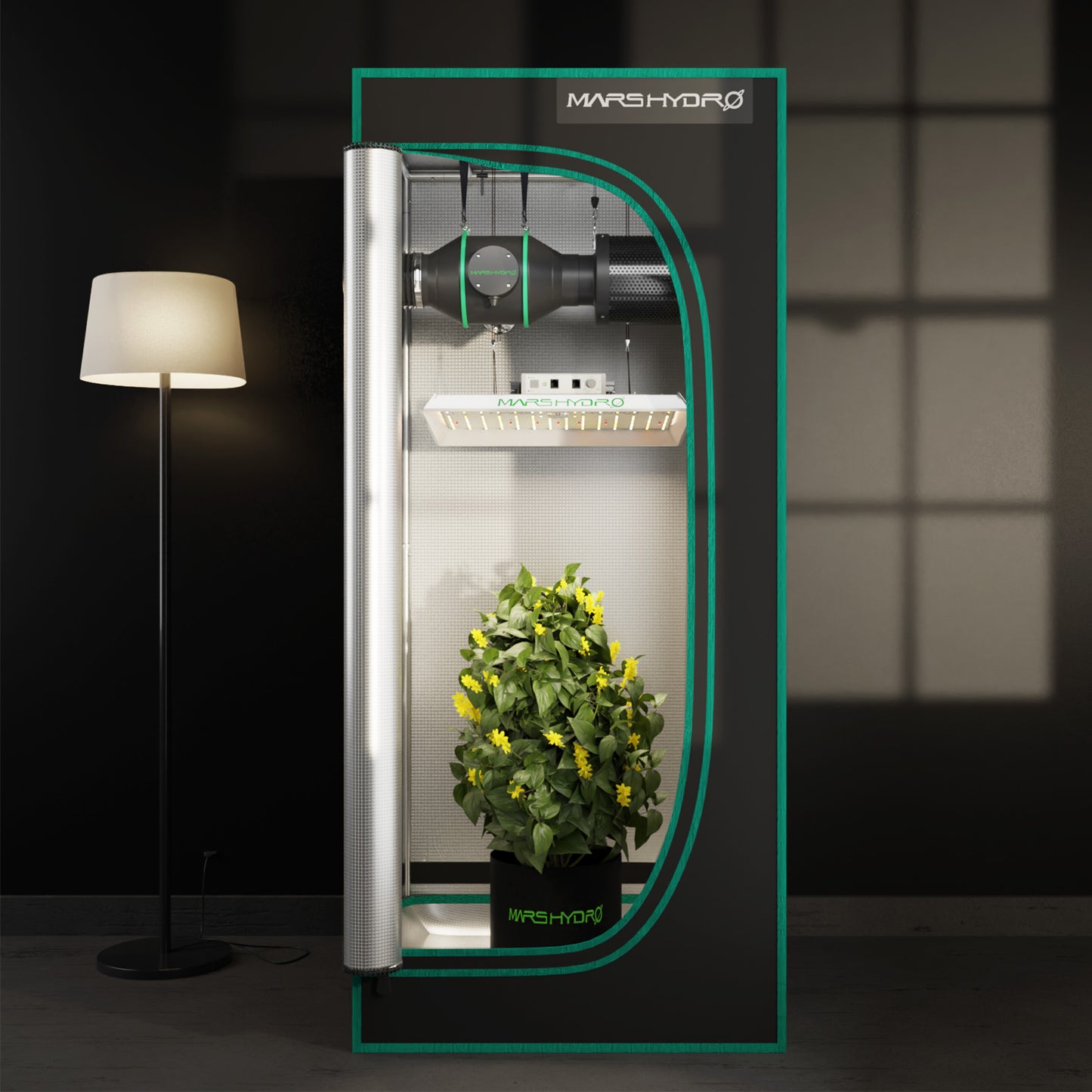 Ventilatiesysteem voor binnenkweek 6 inch | 6 inch ventilation system for grow tents | 6 Zoll Belüftungssystem für Growzelte