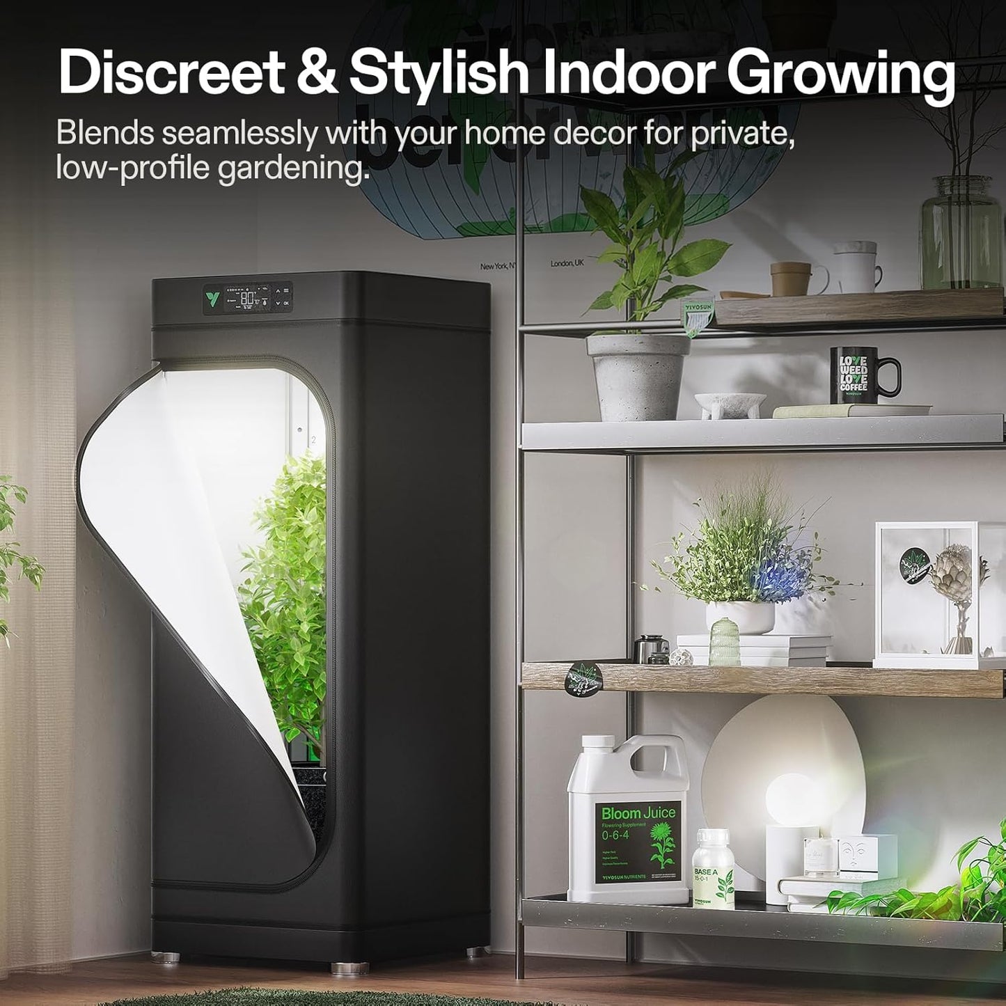 Vivosun VGrow automatische grow box voor indoor gardening / automatic grow box for indoor gardening / automatische Growbox für Indoor Garten