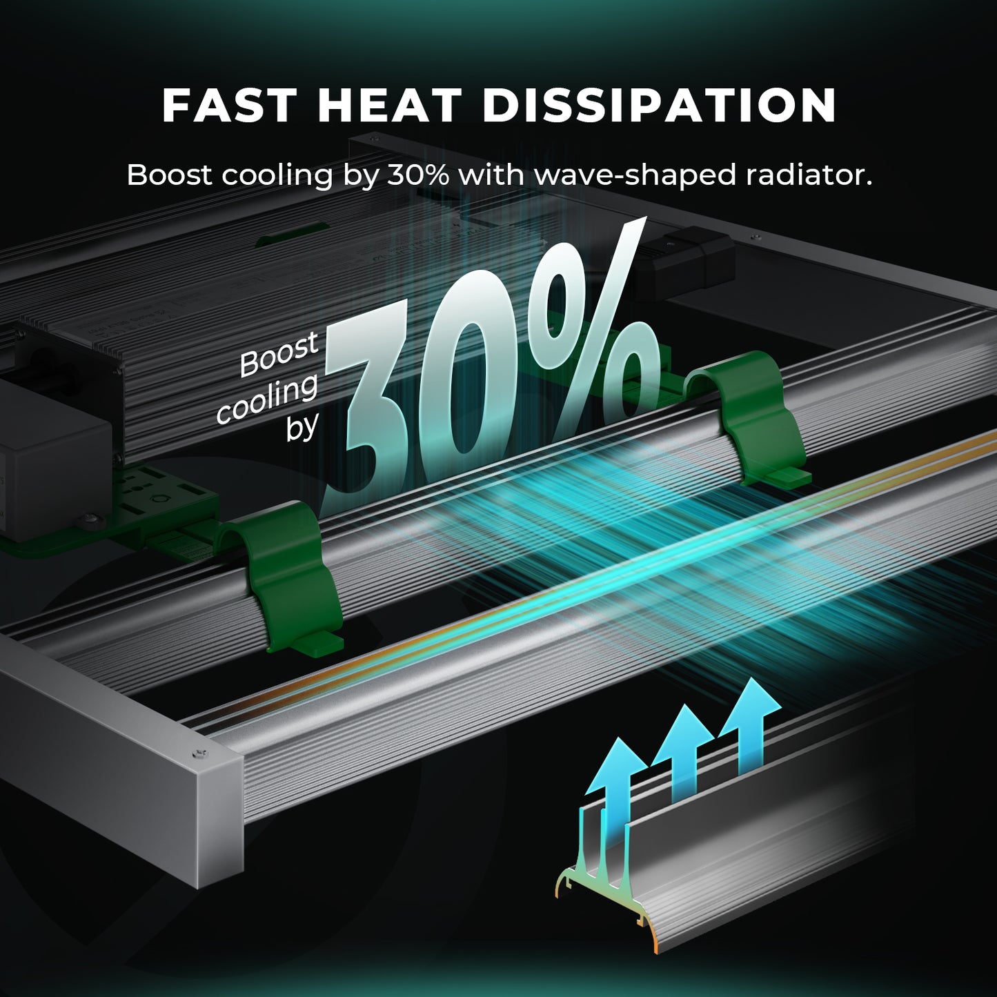 Mars Hydro FC 4800 EVO 2.85µmol/J Dimbaar Full Spectrum heat