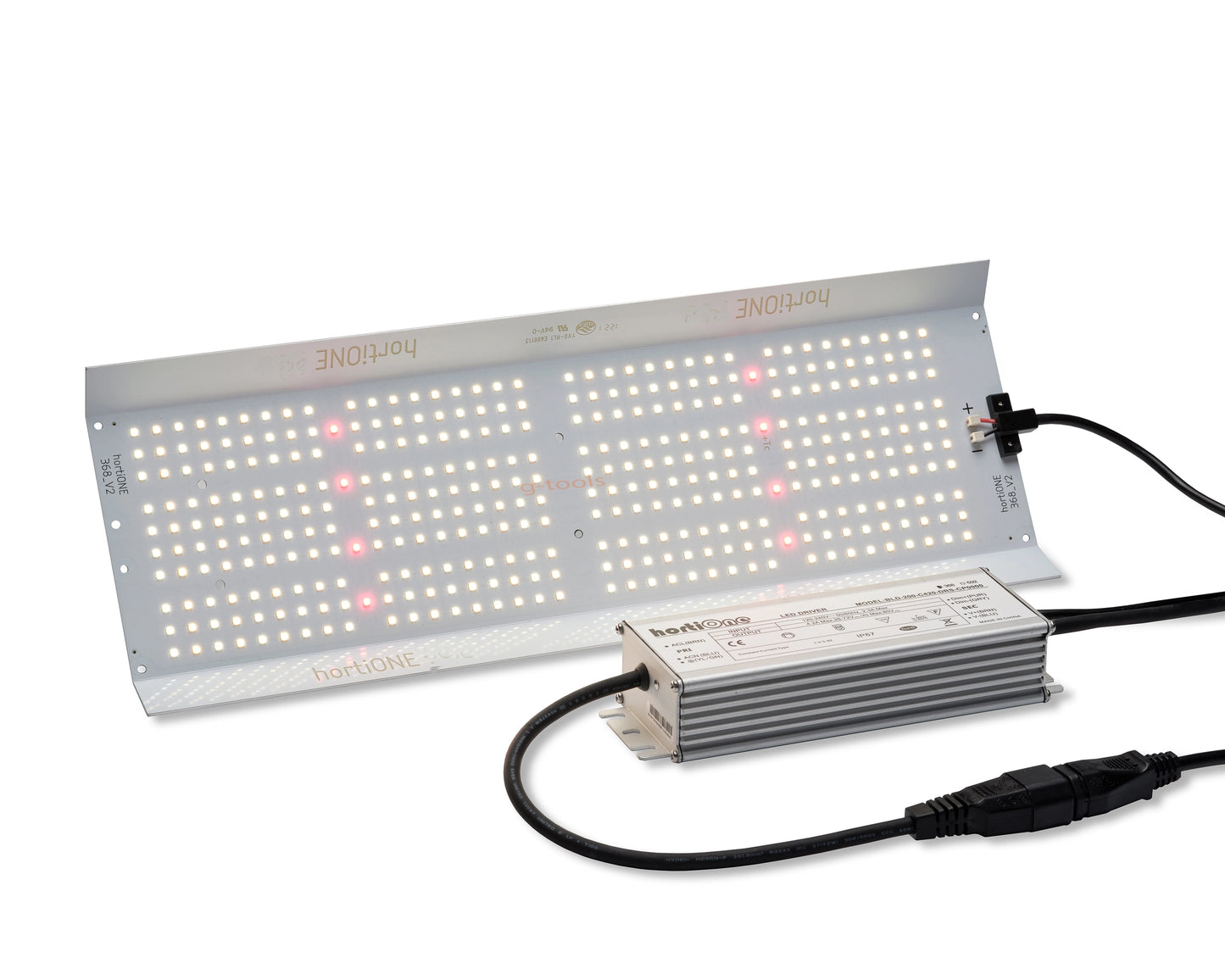 GTOOLS Bonanza Clima (1m2) +2 x Hortione 420, 150 Watt + Dimmers