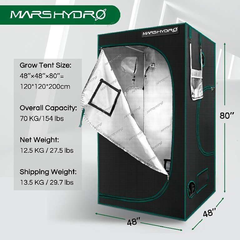 Mars Hydro 120x120x200 Grow Tent