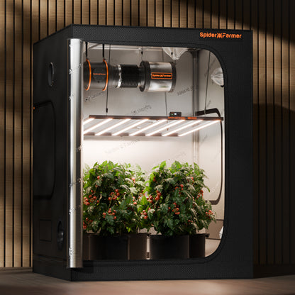 Spider Farmer G1000W full spectrum LED grow lamp voor bloeifase en vegetatieve groei mit 5 Jahre Garantie