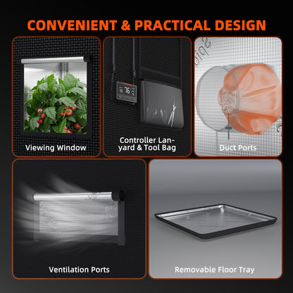 Premium indoor kweekkit met Bridgelux diodes | Premium grow kit with Bridgelux LEDs | Premium Growset mit Bridgelux LEDs