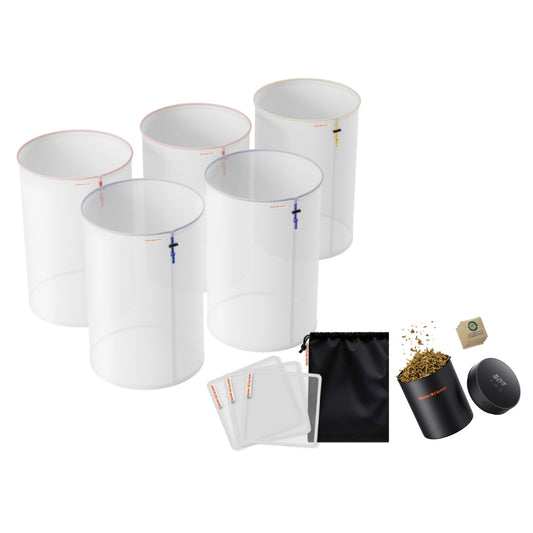 spider farmer filter bags 5pcs – 5-gallon micron filtratie set – Filtrationsbeutel Pflanzenextraktion