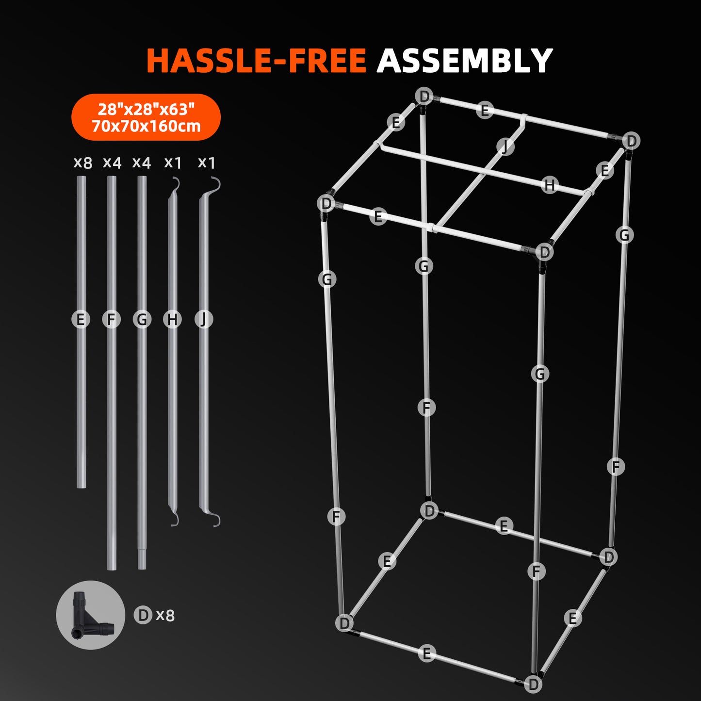 Spider Farmer G1500 grow kit met temperatuur en luchtvochtigheidssensor | Spider Farmer G1500 grow kit with temperature and humidity sensor | Spider Farmer G1500 Grow Set mit Temperatur- und Luftfeuchtigkeitssensor