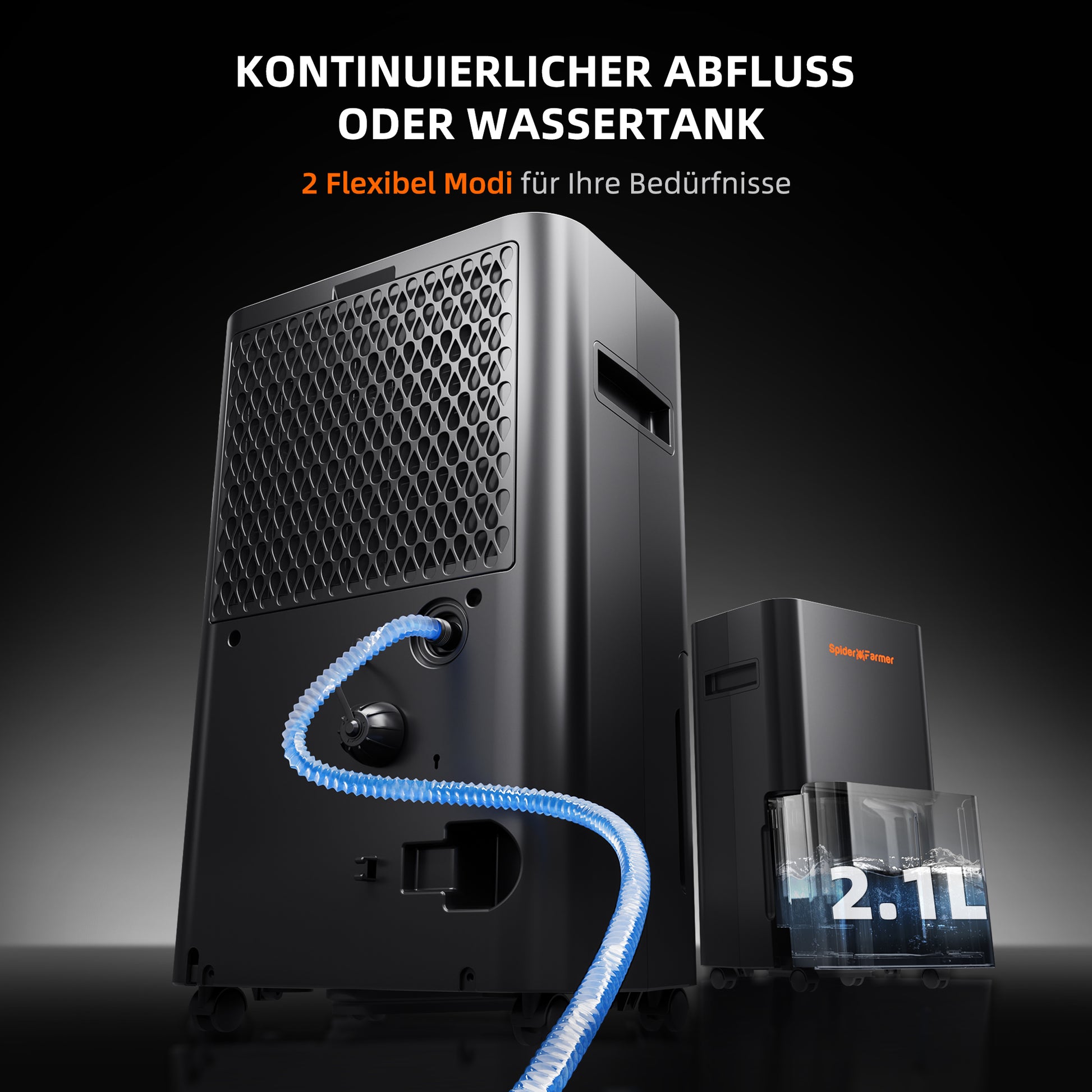 Spider Farmer GGS compatibele ontvochtiger | Spider Farmer GGS compatible dehumidifier | Spider Farmer GGS-kompatibler Luftentfeuchter