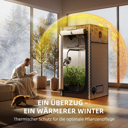 Winter isolatiehoes voor kweektent | Winter grow tent insulation | Winter Isolierung für Growzelt
