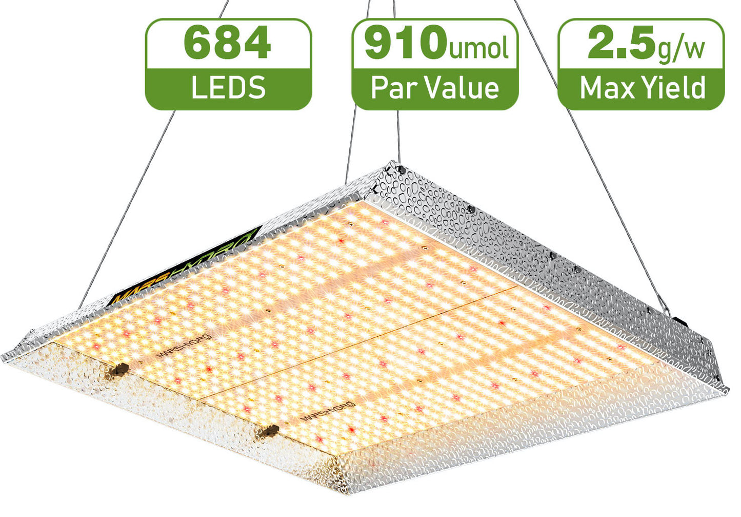 MARS HYDRO TSW 2000 (dimbaar) 2.6µmol/J 300W LED bloeilamp/kweeklamp