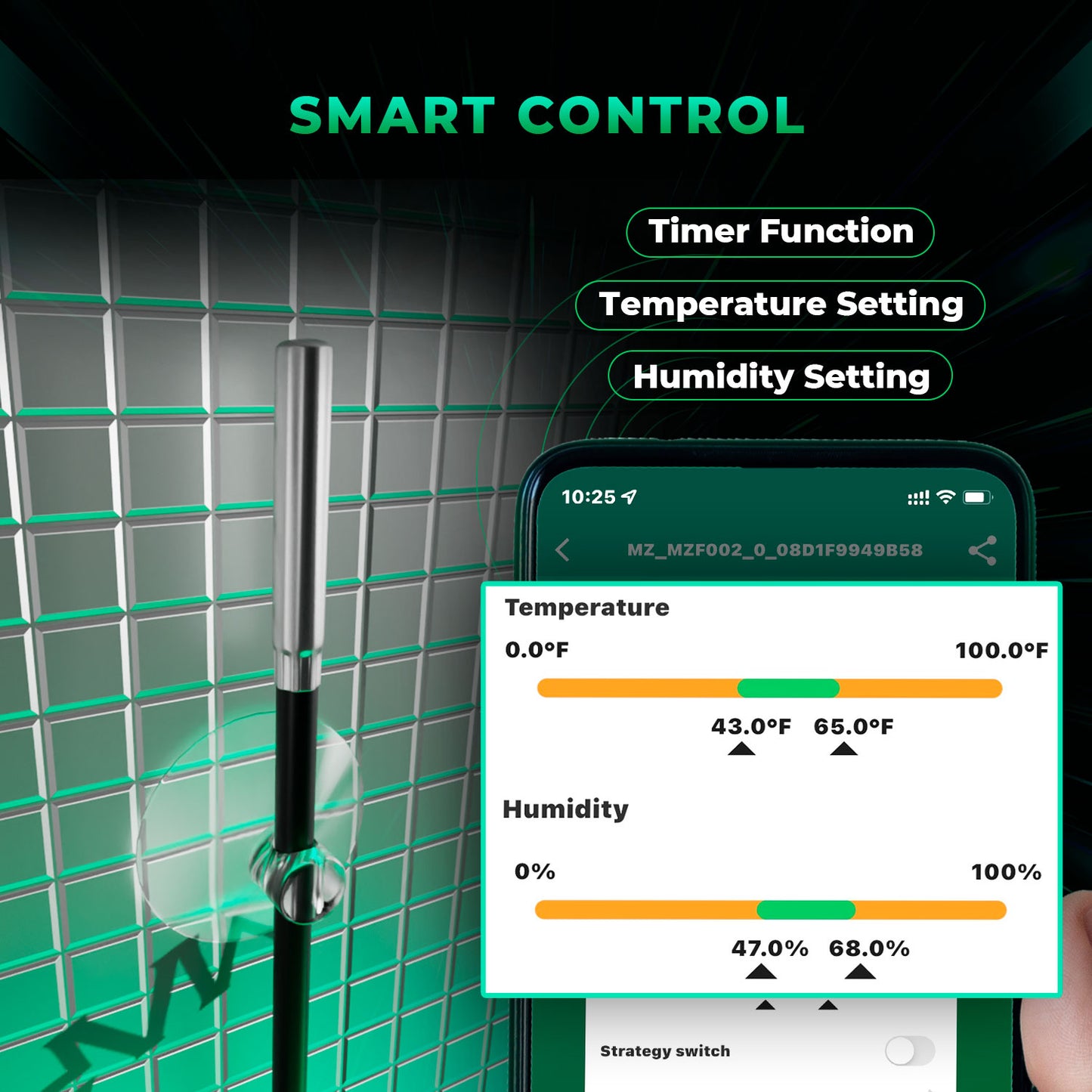 Mars Hydro iFresh 4-Inch Complete Fan Kit App Bediening