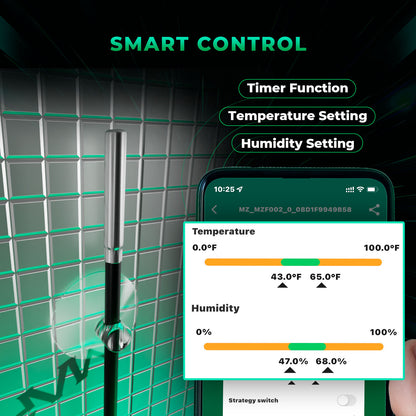 Mars Hydro iFresh 4-Inch Complete Fan Kit App Bediening