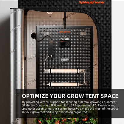 gearboard met verstelbare hoogte – stalen bevestigingsplaat – Höhenverstellbare Platte Growbox