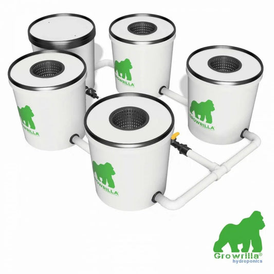 Growrilla (R)DWC Hydroponic Systems 2.0 4 Buckets