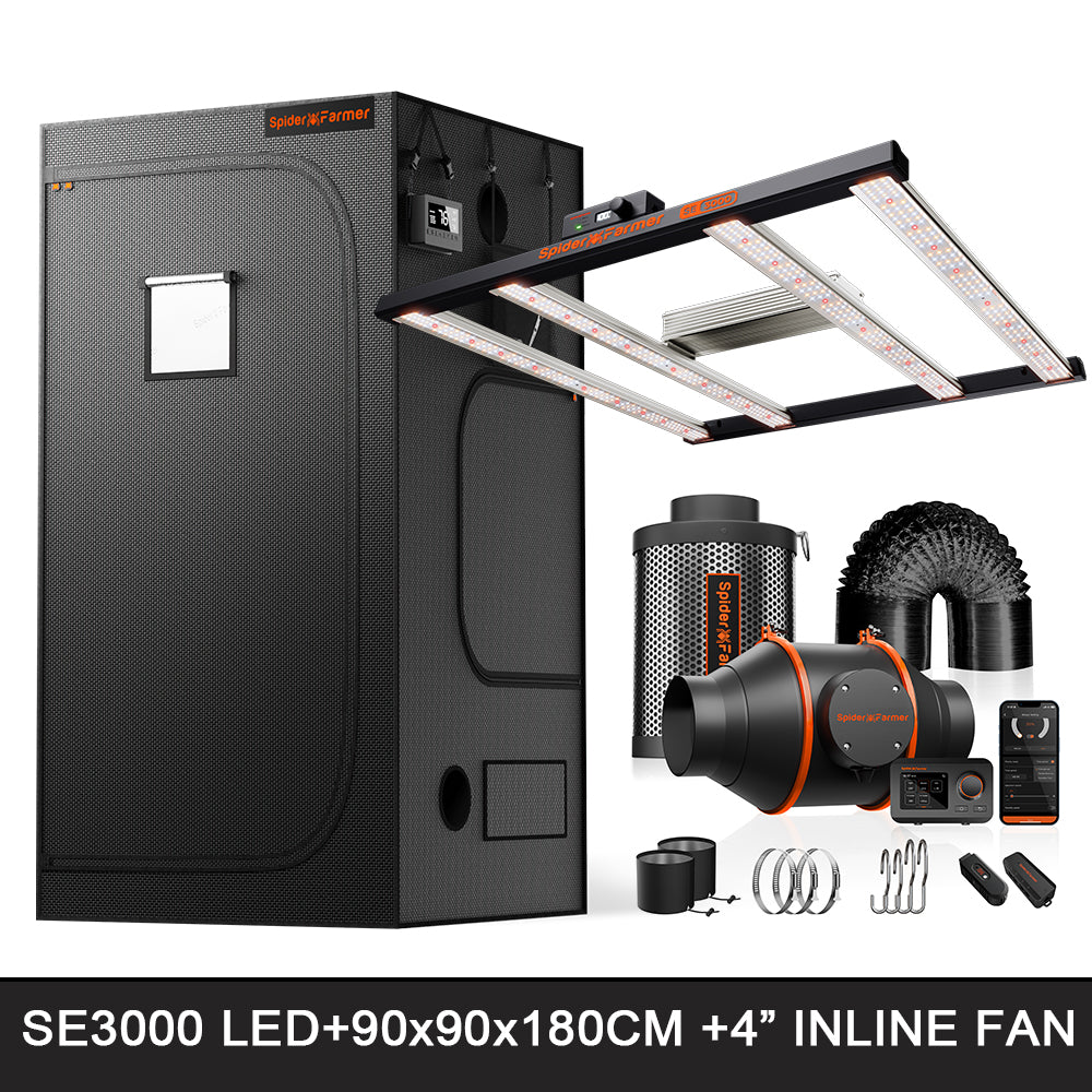 spider farmer 90x90 tent mylar reflectie | grow tent mylar reflective interior | growbox mit mylar reflektionsfolie