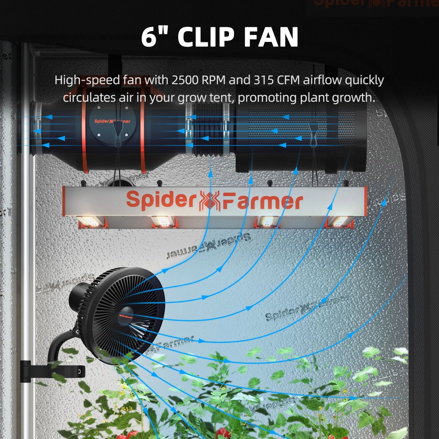 Spider Farmer G3000 Complete Grow Kit 90x90x180cm Full Spectrum Speed Controller