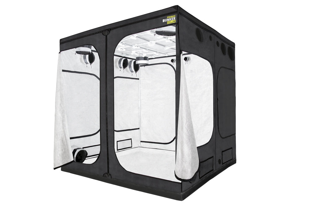 Garden HighPro PROBOX BUNKER 240 240x240x240 cm professionele kweektent 1600D heavy duty grow tent 240x240 grow box professionelles Growzelt 240x240