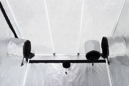 200 cm hoge kweektent voor LED kweeklampen / 200 cm tall grow tent for LED grow lights / 200 cm hohes Growzelt für LED Pflanzenlampen