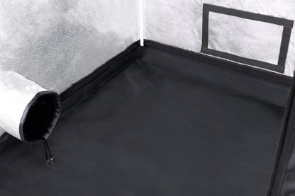 Kweektent 80x80 met reflecterende Mylar binnenkant / 80x80 grow tent with reflective Mylar interior / 80x80 Growzelt mit reflektierendem Mylar