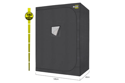 120x60x180 cm kweektent voor 2-3 planten / grow tent for 2-3 plants / Growzelt für 2-3 Pflanzen