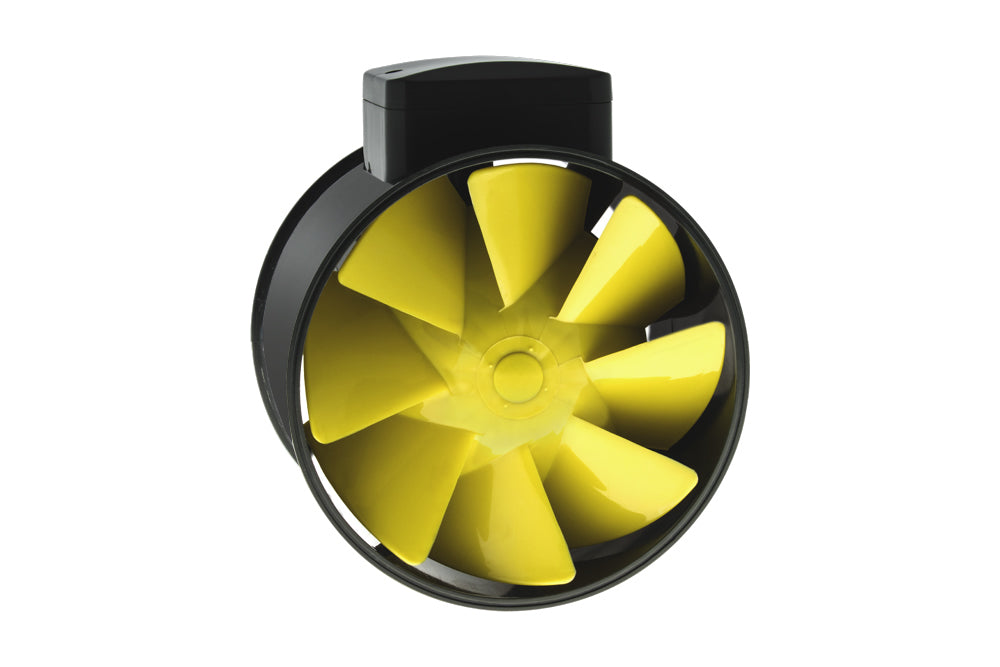 125mm buisventilator geschikt voor koolstoffilter systeem / 125mm duct fan compatible with carbon filter system / 125mm Rohrventilator kompatibel mit Aktivkohlefilter