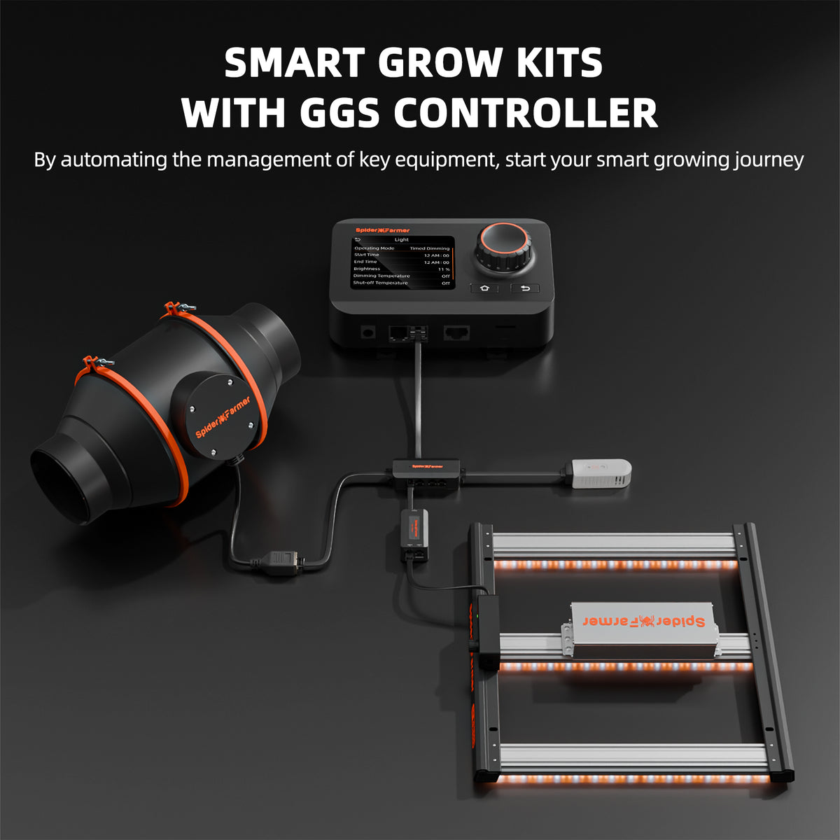 Spider Farmer G1500 150W Full Spectrum LED grow kit | Spider Farmer G1500 150W full spectrum LED grow kit | Spider Farmer G1500 150W Vollspektrum LED Grow Set