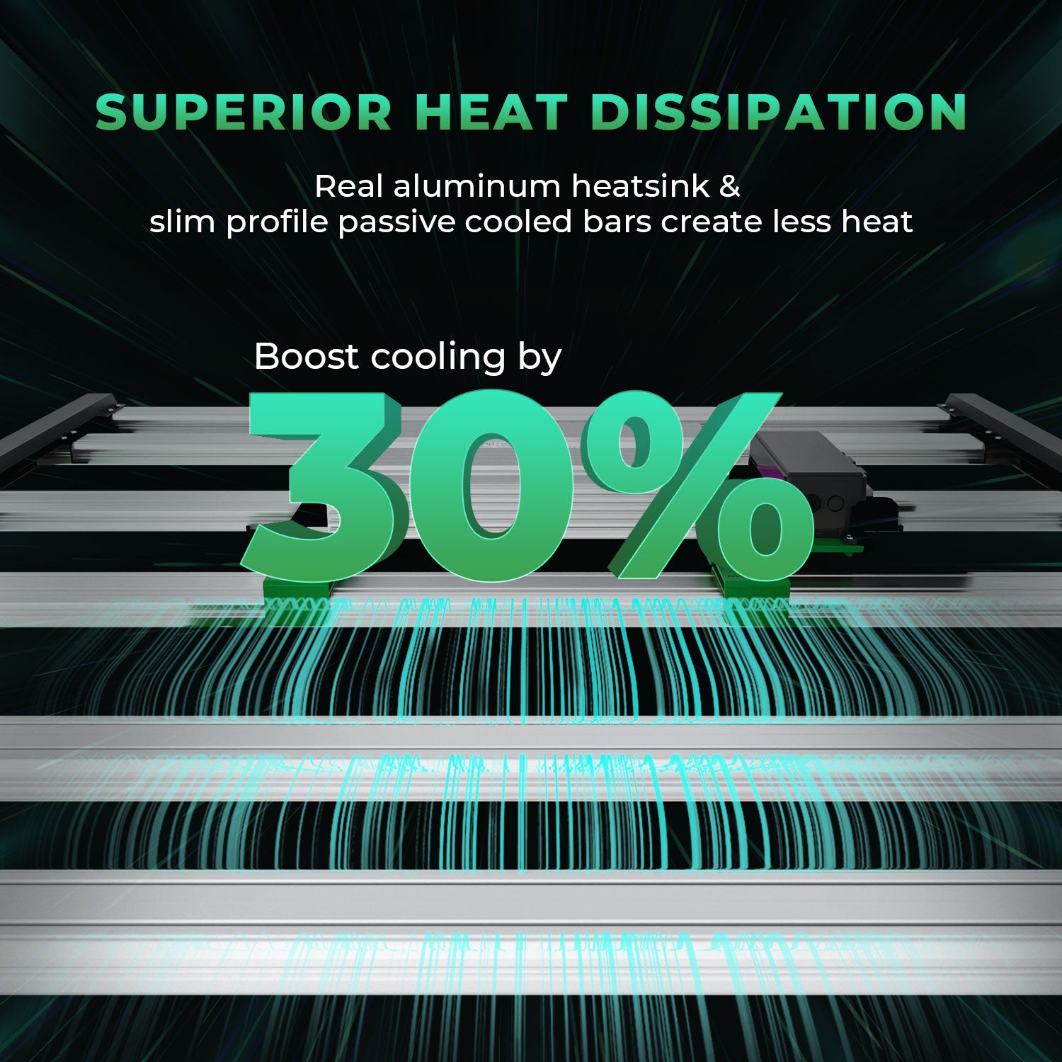 Mars Hydro FC-E4800 kweekset met ventilatie | Grow kit with 6 inch ventilation | Growbox Set mit Lüftung