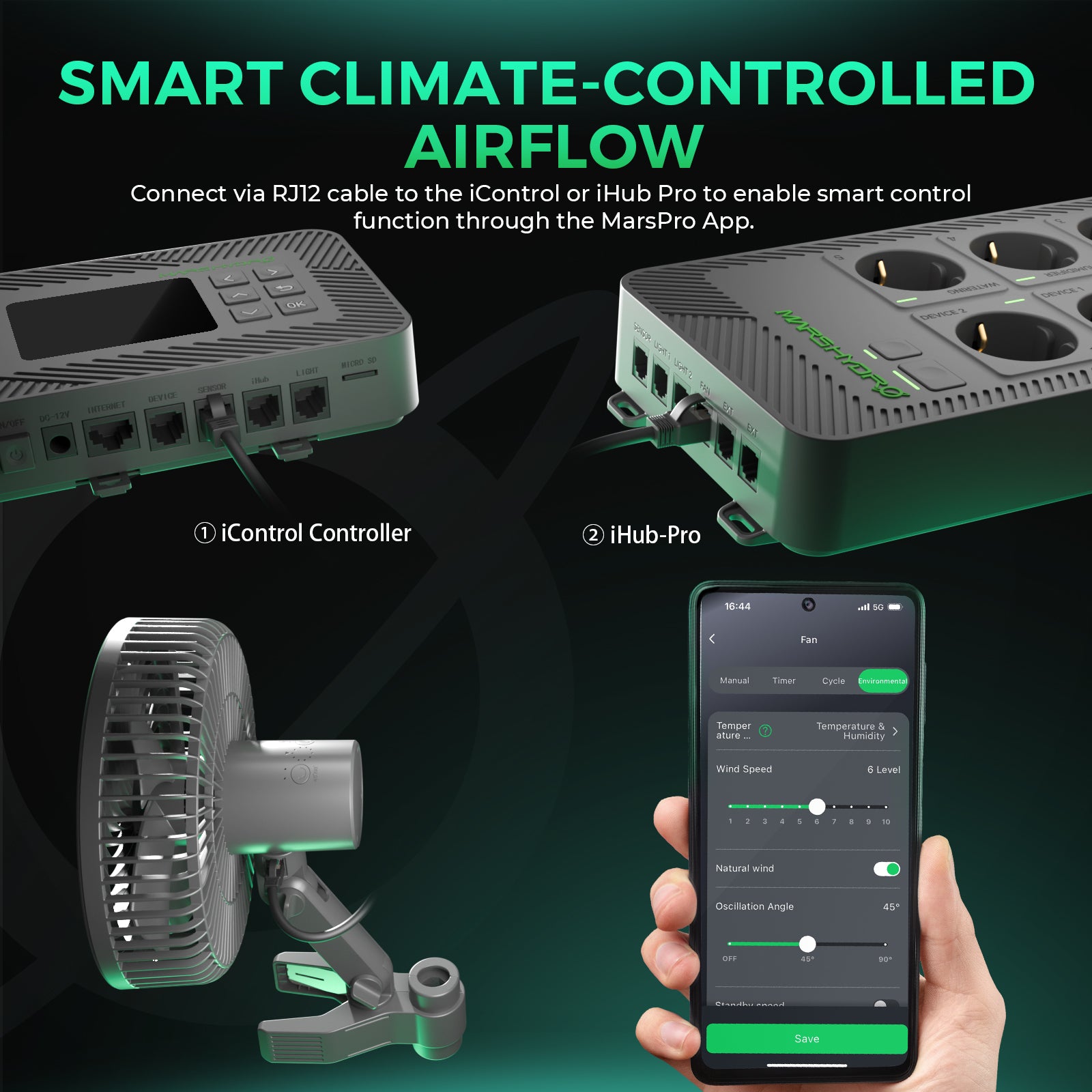 Mars Hydro M6 kweektent ventilator 315 CFM luchtstroom – Mars Hydro M6 grow tent fan 315 CFM airflow – Mars Hydro M6 Growbox Ventilator 315 CFM Luftstrom