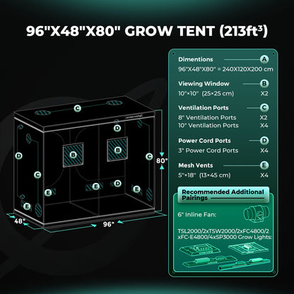 Tent voor hydroponische systemen – hydroponic grow tent – Hydrokulturzelt