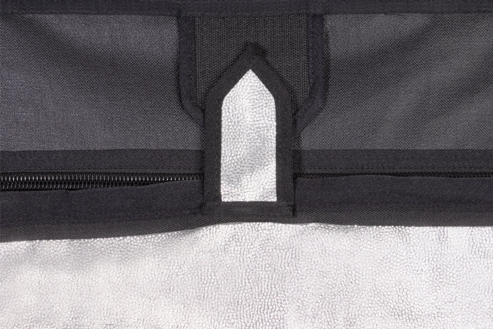 120x120 kweektent met jumbo zijdeuren full access grow tent Seitentüren große Öffnung