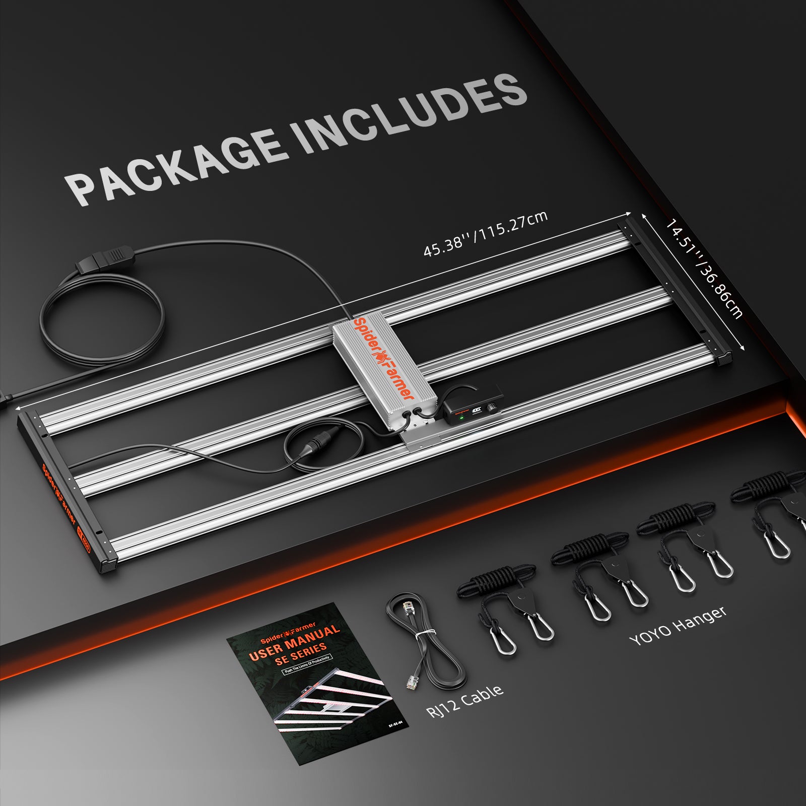 Smart LED grow light with sunrise and sunset simulation