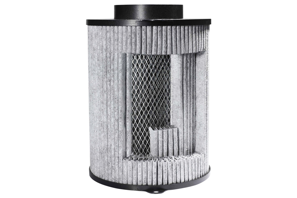 Professionele 200mm koolstoffilter long versie 550mm lengte / professional 8 inch long carbon filter / Profi Aktivkohlefilter 550mm