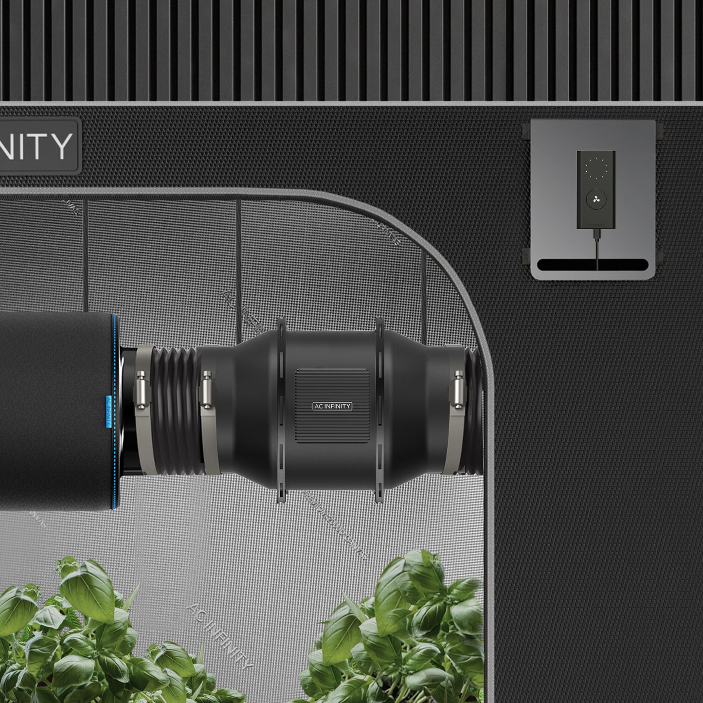 AC Infinity CLOUDLINE A4 ventilator voor koolstoffilter systemen / fan for carbon filter ventilation system / Ventilator für Aktivkohlefilter System