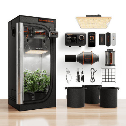 Spider Farmer SF1000D 100W GGS Basic kweektent set 60×60×140 cm | Spider Farmer SF1000D 100W GGS Basic grow tent kit 60×60×140 cm | Spider Farmer SF1000D 100W GGS Basic Growzelt-Set 60×60×140 cm