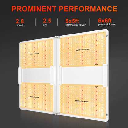 Spider Farmer SF7000 Samsung LM301B full spectrum LED kweeklamp 650W / full spectrum LED grow light 650W / Vollspektrum LED Growlampe 650W