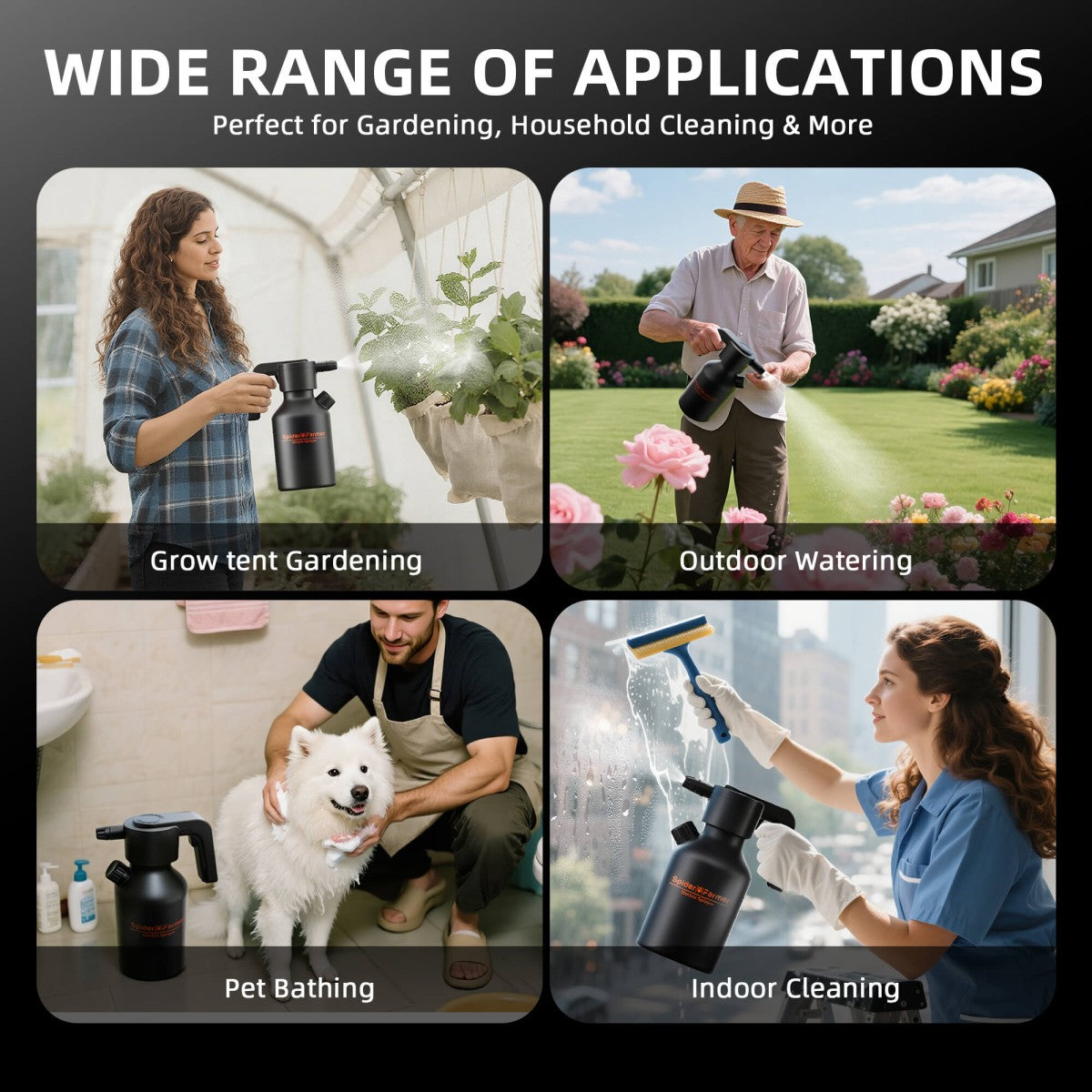 Binnenkweek sproeifles – indoor grow spray bottle – Indoor Garten Sprühflasche