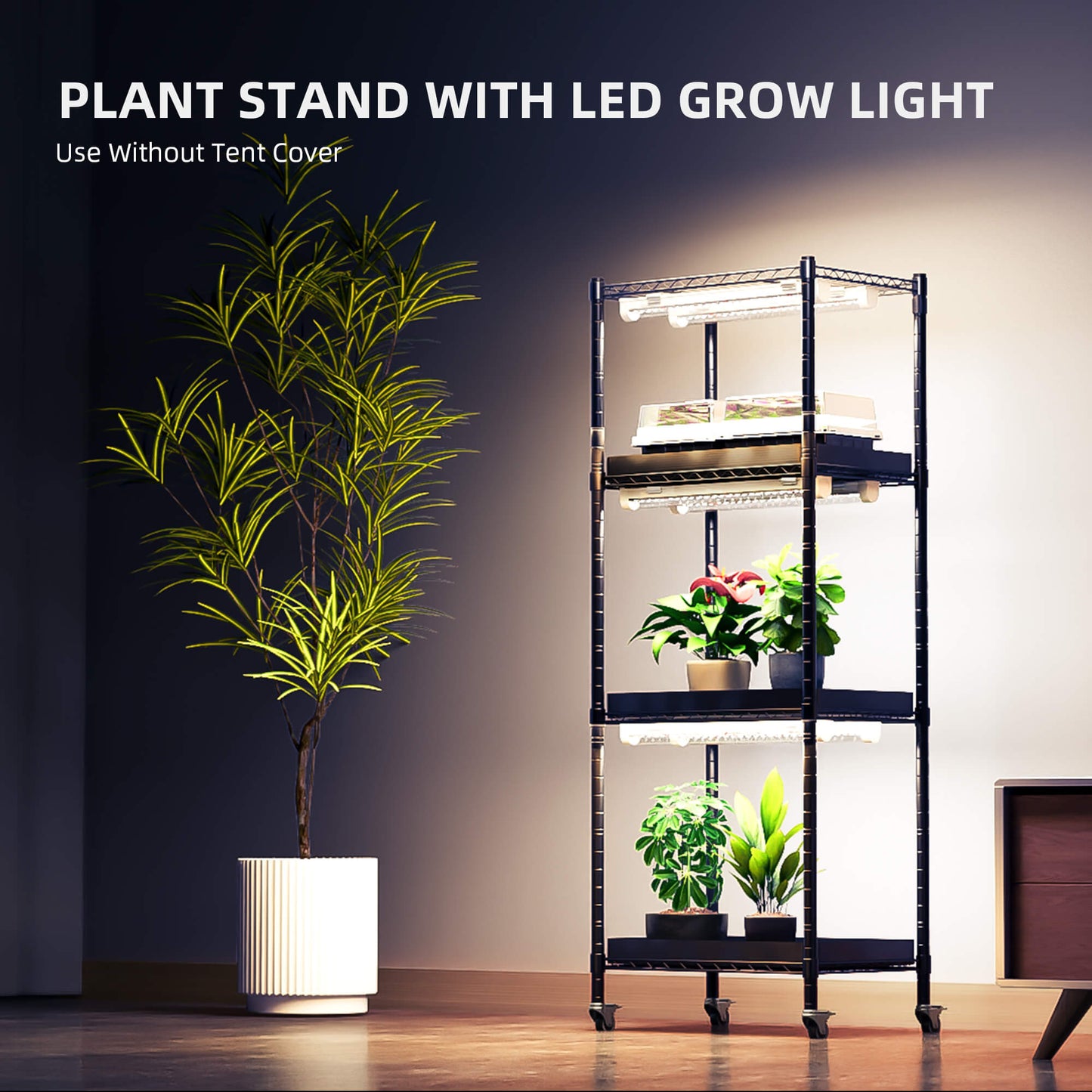Indoor greenhouse plantenrek voor appartement en thuisgebruik – indoor greenhouse plant shelf – Indoor Gewächshaus Pflanzenregal