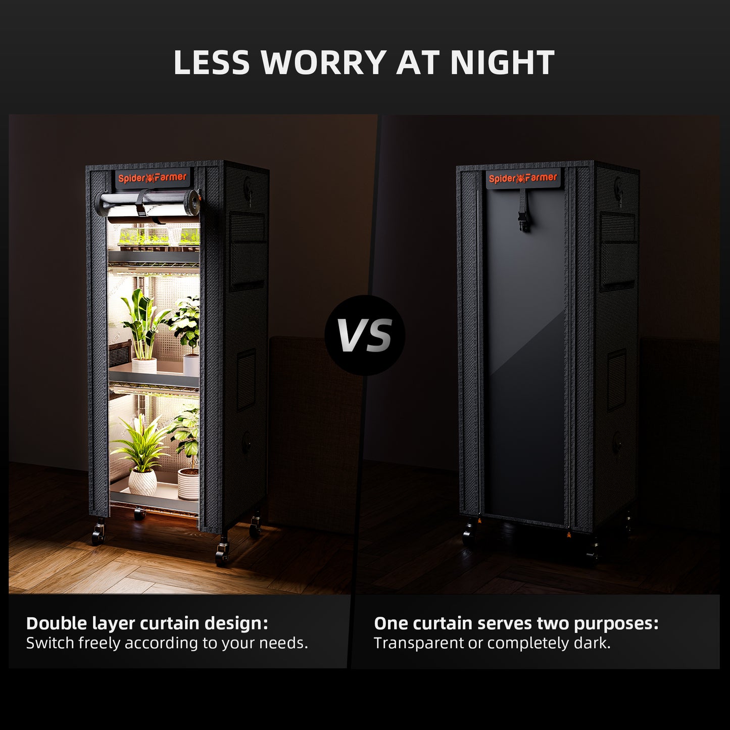 Compact indoor kweekrek met full spectrum LED verlichting voor stekken en microgreens – indoor plant shelf with grow lights – Pflanzenständer mit Wachstumslampen